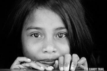 young girl portrait east timor