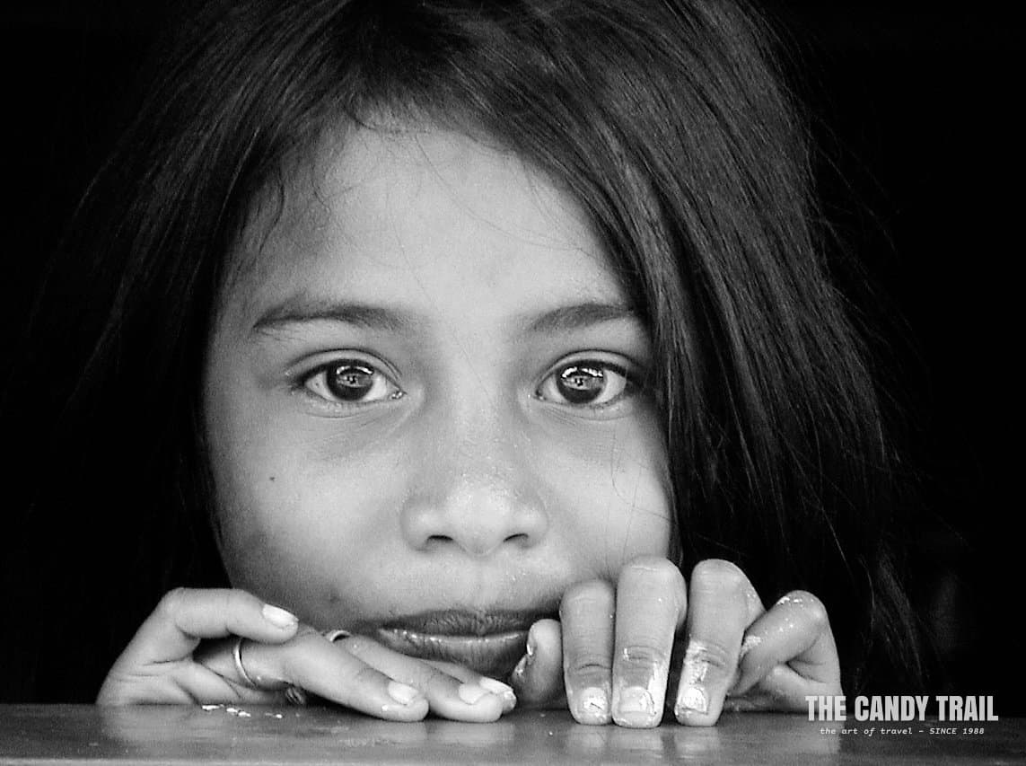 young girl portrait east timor